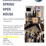 Open House flyer Marsh Winds Club