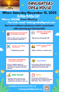 Daylighters Open House @ Zoom